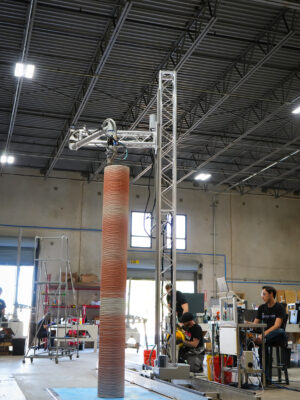 scara hd cement concrete 3d printer for construction and building houses