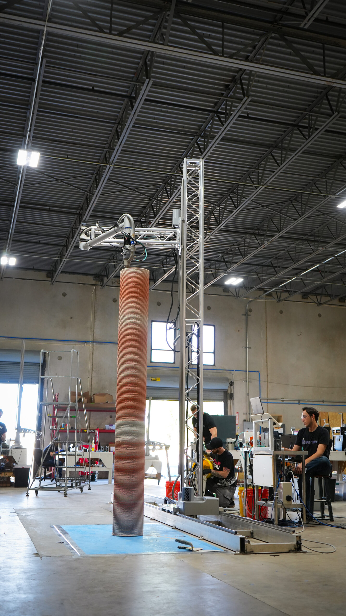 scara hd cement concrete 3d printer for construction and building houses